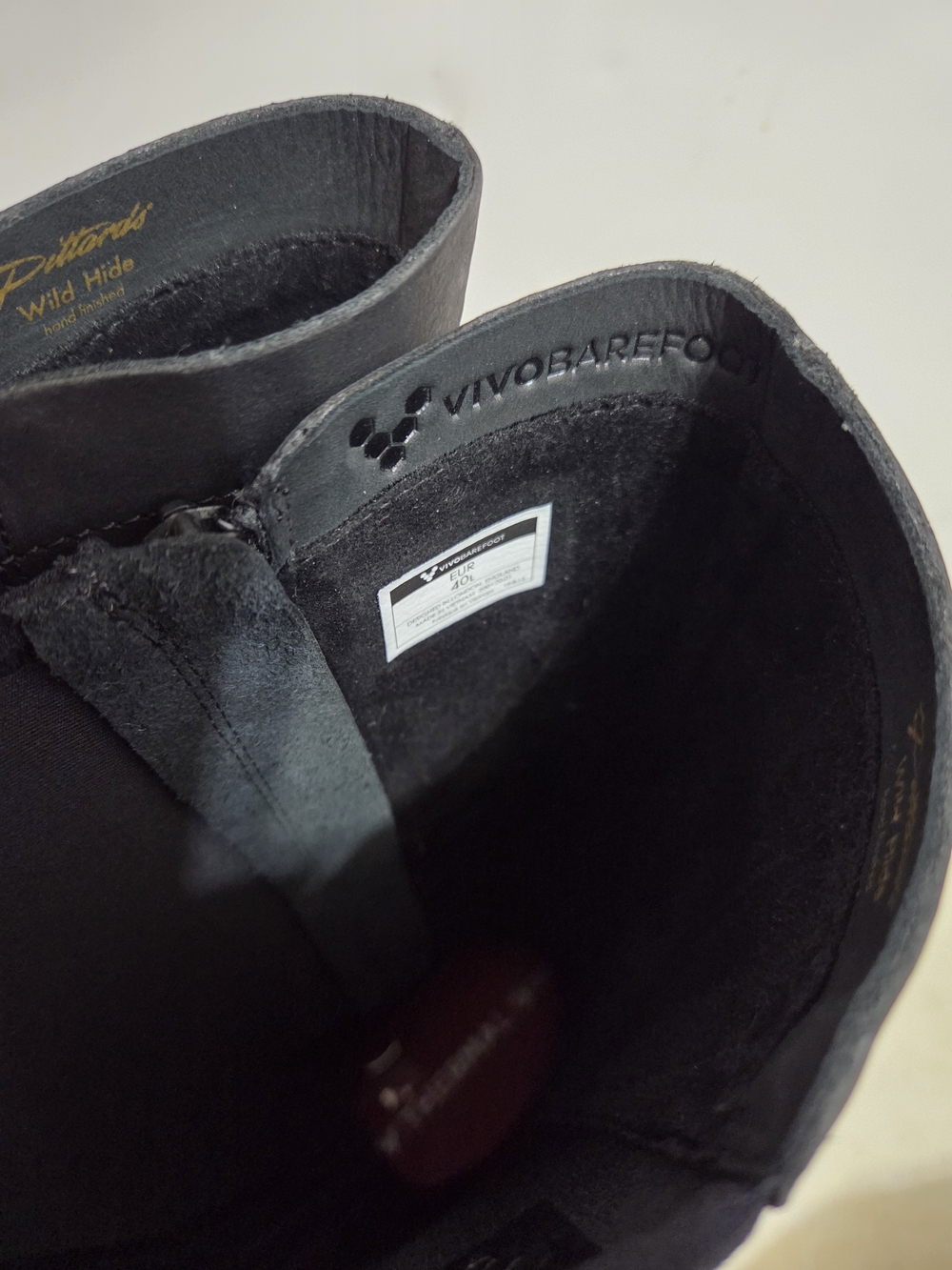Vivo Barefoot new Black Leather Ankle Boots - Picture 3 of 13
